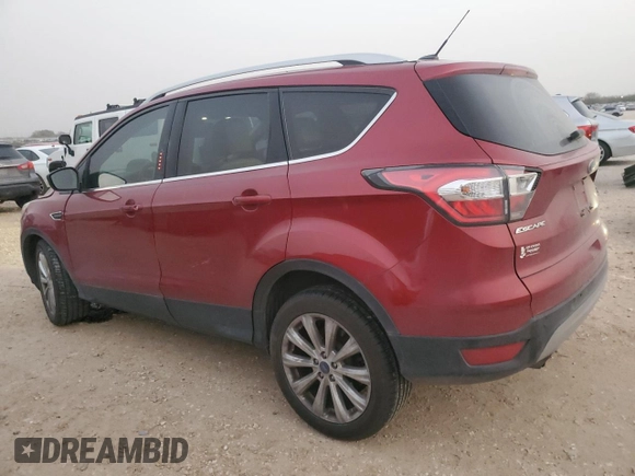 2017 Ford Escape Titanium with VIN 1FMCU0J99HUB42779, listed as a Copart auction lot 47860945 with 98,114 mi miles and Salvage Title. Bid and sale history available at carsss.com. Image 2.