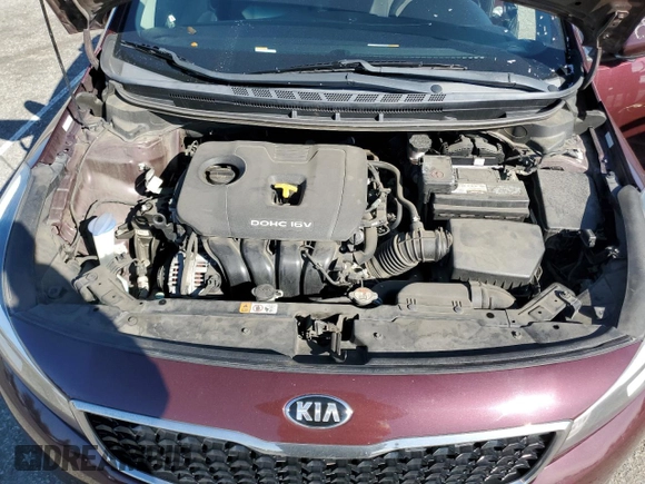 2017 Kia Forte LX with VIN 3KPFK4A71HE116379, listed as a Copart auction lot 46102975 with 0 mi miles and Salvage Title. Bid and sale history available at carsss.com. Image 11.