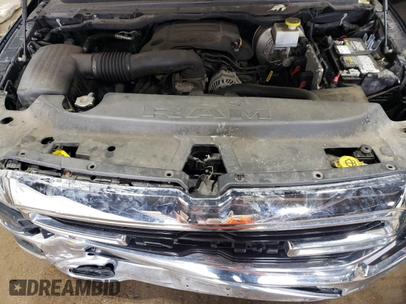 2019 Ram 1500 Big Horn/Lone Star with VIN 1C6SRFFTXKN695717, listed as a Copart auction lot 53876425 with 96,739 mi miles and Clean Title. Bid and sale history available at carsss.com. Image 11.