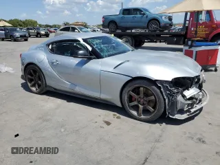 2020 Toyota GR Supra 3.0 with VIN WZ1DB4C0XLW027854, listed as a Copart auction lot 67785904 with 0 mi miles and Salvage Title. Bid and sale history available at carsss.com. Image 4.