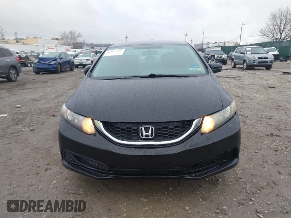 2014 Honda Civic Sedan LX with VIN 19XFB2F56EE233009, listed as a IAAI auction lot 41973133 with 119,402 mi miles. Bid and sale history available at carsss.com. Image 11.