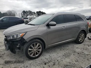 2016 Kia Sorento SX with VIN 5XYPK4A55GG184706, listed as a Copart auction lot 47604845 with 151,341 mi miles and Salvage Title. Bid and sale history available at carsss.com. Image 1.