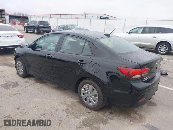 2019 Kia Rio S with VIN 3KPA24AB0KE180046, listed as a IAAI auction lot 41918142 with 98,055 mi miles. Bid and sale history available at carsss.com. Image 3.