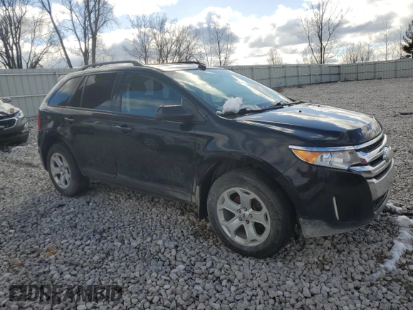 2013 Ford Edge SEL with VIN 2FMDK4JC6DBB07596, listed as a Copart auction lot 50012835 with 225,826 mi miles and Clean Title. Bid and sale history available at carsss.com. Image 4.