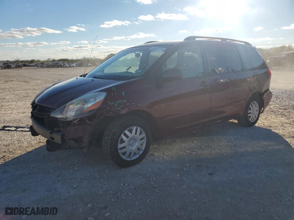 2008 Toyota Sienna CE with VIN 5TDZK23C08S155157, listed as a Copart auction lot 88342275 with NaN miles and Salvage Title. Bid and sale history available at carsss.com. Image 1.