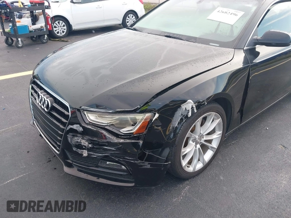 2013 Audi A5 Premium with VIN WAUCFAFR4DA042899, listed as a IAAI auction lot 42682496 with 60,274 mi miles and . Bid and sale history available at DreamBid. Image 6.