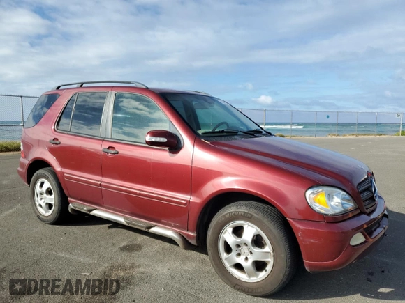 2003 Mercedes-Benz M-Class 3.2L with VIN 4JGAB54E53A384384, listed as a Copart auction lot 45341965 with 197,171 mi miles and Salvage Title. Bid and sale history available at carsss.com. Image 4.