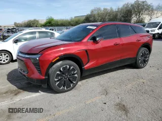 2024 Chevrolet Blazer EV eAWD RS z VIN 3GNKDCRJ7RS253694, wystawiony jako Copart lot #54578495 z przebiegiem 7 656 mil mil oraz Szkoda całkowita • Salvage title. Historia ofert i sprzedaży dostępna na DreamBid. Obrazek 1.