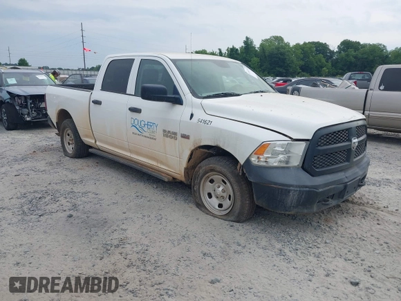 2016 Ram 1500 Tradesman z VIN 1C6RR7ST6GS133638, wystawiony jako IAAI lot #42162303 z przebiegiem 50 898 mil mil oraz . Historia ofert i sprzedaży dostępna na DreamBid. Obrazek 1.