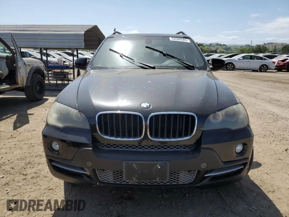 2008 BMW X5 3.0si with VIN 5UXFE43508L025869, listed as a Copart auction lot 53586585 with 100,672 mi miles and Clean Title. Bid and sale history available at carsss.com. Image 5.
