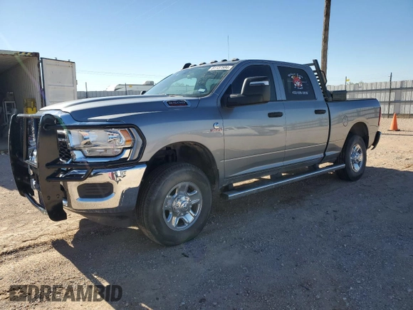 2023 Ram 2500 Tradesman with VIN 3C6UR5CL9PG615878, listed as a Copart auction lot 81137594 with 5,057 mi miles and Salvage Title. Bid and sale history available at carsss.com. Image 1.