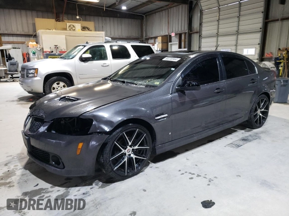 2009 Pontiac G8 with VIN 6G2ER57739L166348, listed as a Copart auction lot 80236944 with 192,130 mi miles and Salvage Title. Bid and sale history available at carsss.com. Image 1.