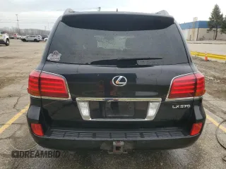 2011 Lexus LX 570 with VIN JTJHY7AX5B4083336, listed as a Copart auction lot 53483085 with 170,840 mi miles and Clean Title. Bid and sale history available at DreamBid. Image 6.