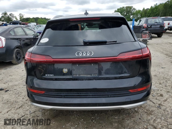 2019 Audi e-tron Prestige with VIN WA1VAAGEXKB010434, listed as a Copart auction lot 57765595 with 94,114 mi miles and Salvage title. Bid and sale history available at DreamBid. Image 7.
