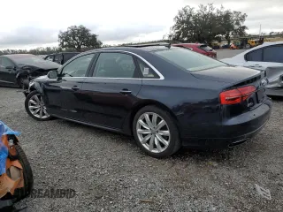 2018 Audi A8 with VIN WAU44AFDXJN000255, listed as a Copart auction lot 45706405 with 60,065 mi miles and Salvage title. Bid and sale history available at DreamBid. Image 2.