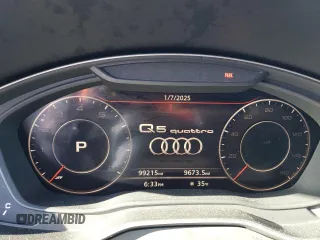 2018 Audi Q5 Premium with VIN WA1ANAFY5J2006403, listed as a Copart auction lot 87045534 with 99,215 mi miles and Salvage title. Bid and sale history available at DreamBid. Image 9.