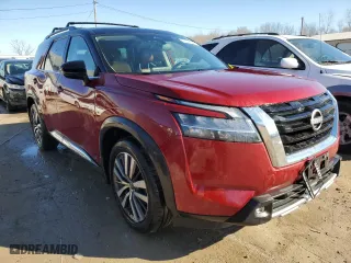 2022 Nissan Pathfinder Platinum with VIN 5N1DR3DK8NC269210, listed as a Copart auction lot 46353535 with 63,491 mi miles and Salvage Title. Bid and sale history available at carsss.com. Image 4.