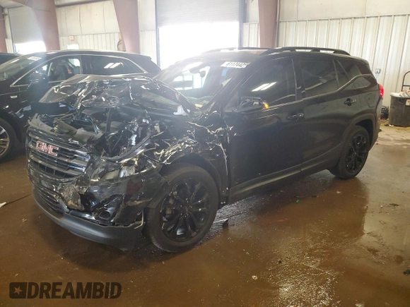 2020 GMC Terrain SLT z VIN 3GKALPEV8LL136266, wystawiony jako Copart lot #61174425 z przebiegiem 47 250 mil mil oraz Szkoda całkowita • Salvage title. Historia ofert i sprzedaży dostępna na DreamBid. Obrazek 1.
