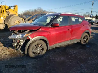 2022 Nissan Kicks SV with VIN 3N1CP5CV8NL494313, listed as a Copart auction lot 46426025 with 93,180 mi miles and Salvage Title. Bid and sale history available at DreamBid. Image 1.