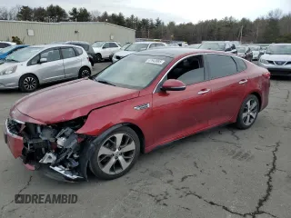 2019 Kia Optima LX with VIN 5XXGT4L30KG360552, listed as a Copart auction lot 47943085 with 50,615 mi miles and Salvage Title. Bid and sale history available at carsss.com. Image 1.