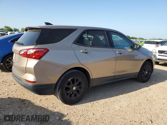 2019 Chevrolet Equinox LS with VIN 2GNAXSEV5K6250867, listed as a Copart auction lot 55721415 with 163,568 mi miles and Clean Title. Bid and sale history available at DreamBid. Image 3.
