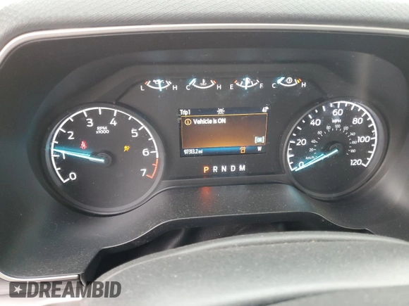 2021 Ford F-150 XL with VIN 1FTMF1EP8MKE68354, listed as a Copart auction lot 84733944 with 97,313 mi miles and Salvage title. Bid and sale history available at DreamBid. Image 9.
