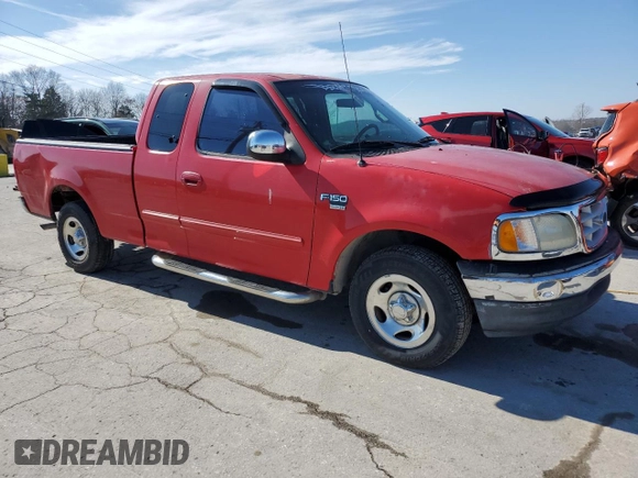 2000 Ford F-150 XL with VIN 1FTRX17L0YNA51439, listed as a Copart auction lot 44056595 with 242,116 mi miles and Clean Title. Bid and sale history available at carsss.com. Image 4.