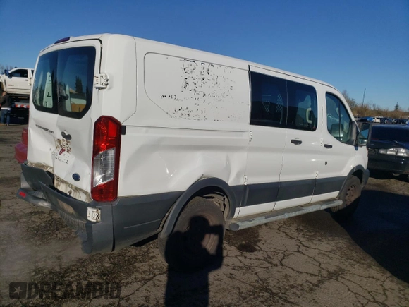 2017 Ford Transit with VIN 1FTYR1ZM4HKB23529, listed as a Copart auction lot 87221794 with 155,487 mi miles and Salvage Title. Bid and sale history available at DreamBid. Image 3.