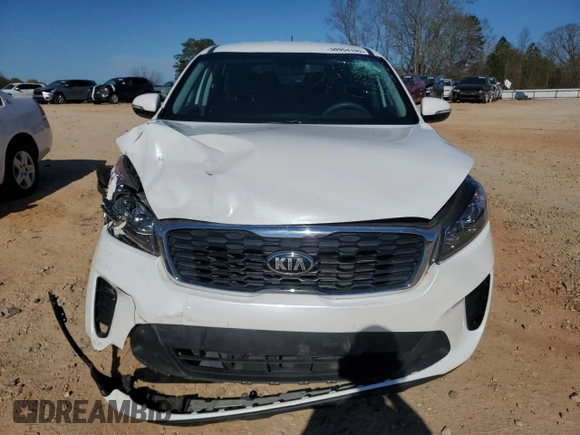 2019 Kia Sorento LX V6 with VIN 5XYPGDA50KG571741, listed as a Copart auction lot 50954195 with 136,047 mi miles and Salvage Title. Bid and sale history available at carsss.com. Image 5.