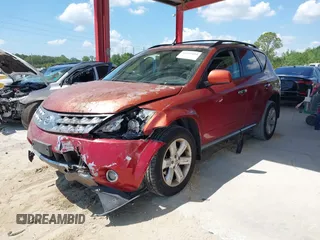 2007 Nissan Murano SL with VIN JN8AZ08W17W646257, listed as a IAAI auction lot 41935488 with 202,225 mi miles and . Bid and sale history available at DreamBid. Image 17.