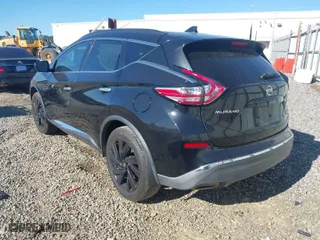 2017 Nissan Murano SV with VIN 5N1AZ2MG5HN194287, listed as a IAAI auction lot 41822225 with 39,450 mi miles. Bid and sale history available at carsss.com. Image 3.
