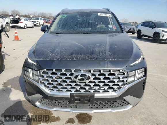 2021 Hyundai Santa Fe Essential with VIN 5NMS24AJ5MH361831, listed as a Copart auction lot 88458315 with 39,816 mi miles and Salvage Title. Bid and sale history available at carsss.com. Image 5.
