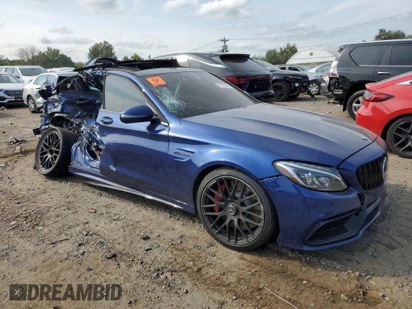 2017 Mercedes-Benz C 63 S AMG z VIN 55SWF8HB2HU200967, wystawiony jako Copart lot #87688265 z przebiegiem Nie podano mil oraz Czysty tytuł • Clean title. Historia ofert i sprzedaży dostępna na DreamBid. Obrazek 4.