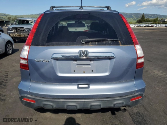2007 Honda CR-V EX-L with VIN JHLRE38757C050478, listed as a Copart auction lot 51874675 with 193,192 mi miles and Salvage Title. Bid and sale history available at carsss.com. Image 6.