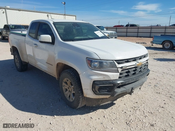 2022 Chevrolet Colorado 2WD LT with VIN 1GCHSCEA3N1118240, listed as a IAAI auction lot 41699143 with 109,823 mi miles. Bid and sale history available at carsss.com. Image 1.