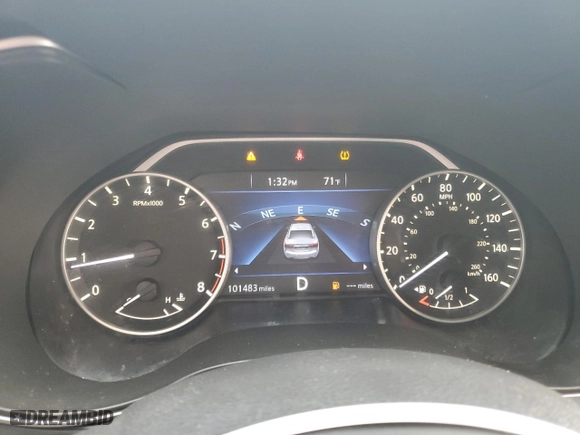 2018 Nissan Maxima SV with VIN 1N4AA6AP1JC377037, listed as a Copart auction lot 46958195 with 101,483 mi miles and Clean Title. Bid and sale history available at carsss.com. Image 9.