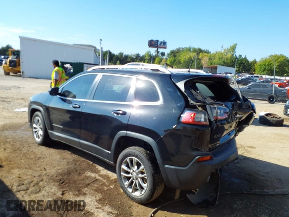 2019 Jeep Cherokee Latitude Plus with VIN 1C4PJLLB3KD223431, listed as a IAAI auction lot 40377530 with 123,575 mi miles. Bid and sale history available at carsss.com. Image 3.