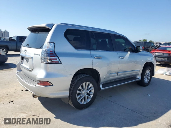 2015 Lexus GX 460 z VIN JTJBM7FX7F5092713, wystawiony jako Copart lot #55328785 z przebiegiem 85 366 mil mil oraz Szkoda całkowita • Salvage title. Historia ofert i sprzedaży dostępna na DreamBid. Obrazek 3.