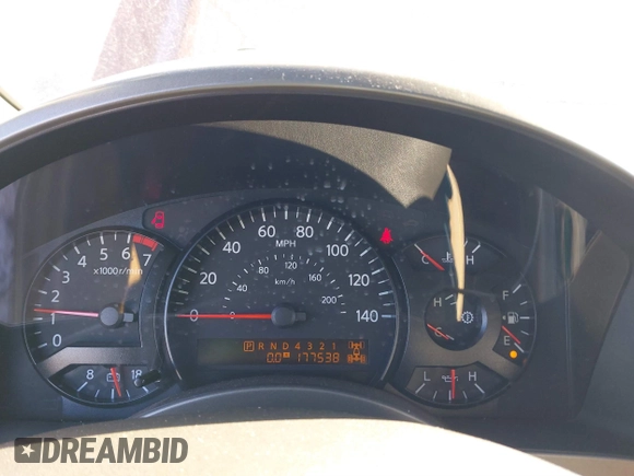 2005 Nissan Titan LE with VIN 1N6AA07B55N503619, listed as a IAAI auction lot 41411281 with 177,538 mi miles. Bid and sale history available at carsss.com. Image 7.