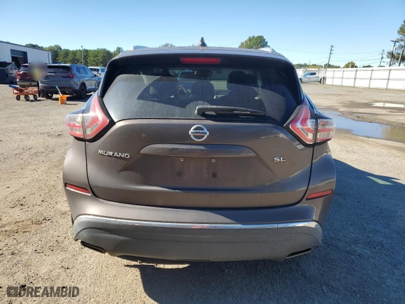 2017 Nissan Murano SL with VIN 5N1AZ2MG5HN121338, listed as a Copart auction lot 81623394 with 152,818 mi miles and Salvage Title. Bid and sale history available at carsss.com. Image 6.