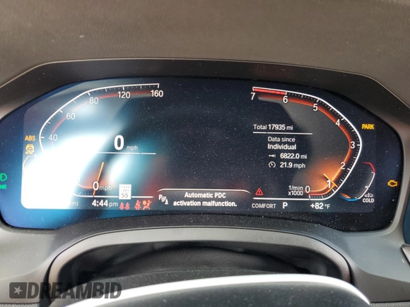2022 BMW 4 Series 430i z VIN WBA53AP08NCJ06319, wystawiony jako Copart lot #66679104 z przebiegiem 17 935 mil mil oraz . Historia ofert i sprzedaży dostępna na DreamBid. Obrazek 9.