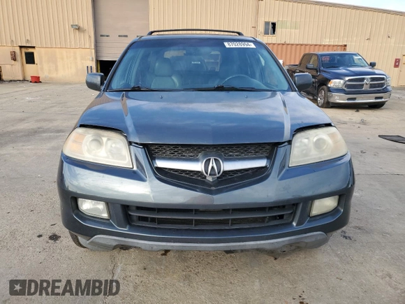 2006 Acura MDX Touring w/Navi with VIN 2HNYD18806H516140, listed as a Copart auction lot 87028994 with 293,625 mi miles and Salvage Title. Bid and sale history available at carsss.com. Image 5.