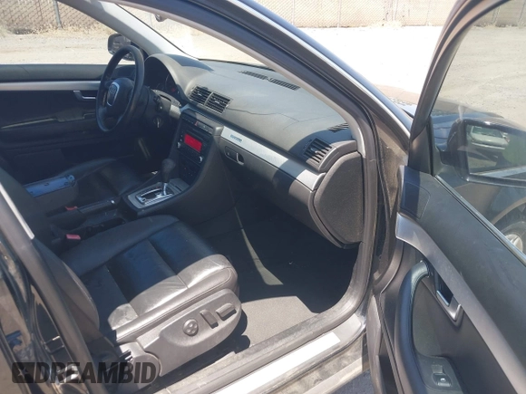 2007 Audi A4 2.0T with VIN WAUDF78E87A011161, listed as a IAAI auction lot 42743384 with 137,773 mi miles and . Bid and sale history available at DreamBid. Image 5.