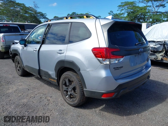 2023 Subaru Forester Wilderness with VIN JF2SKALC0PH447018, listed as a IAAI auction lot 42011074 with 21,553 mi miles and . Bid and sale history available at DreamBid. Image 3.