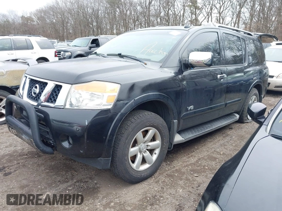 2008 Nissan Armada SE z VIN 5N1AA08C08N617571, wystawiony jako IAAI lot #41766604 z przebiegiem Nie podano mil oraz . Historia ofert i sprzedaży dostępna na DreamBid. Obrazek 2.