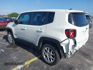 2023 Jeep Renegade Upland with VIN ZACNJDB10PPP68157, listed as a IAAI auction lot 41915461 with 19,640 mi miles and . Bid and sale history available at DreamBid. Image 3.