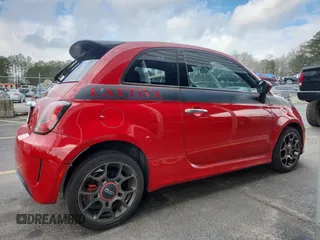 2013 FIAT 500 Turbo with VIN 3C3CFFHHXDT746395, listed as a Copart auction lot 44839585 with 72,442 mi miles and Clean Title. Bid and sale history available at carsss.com. Image 4.
