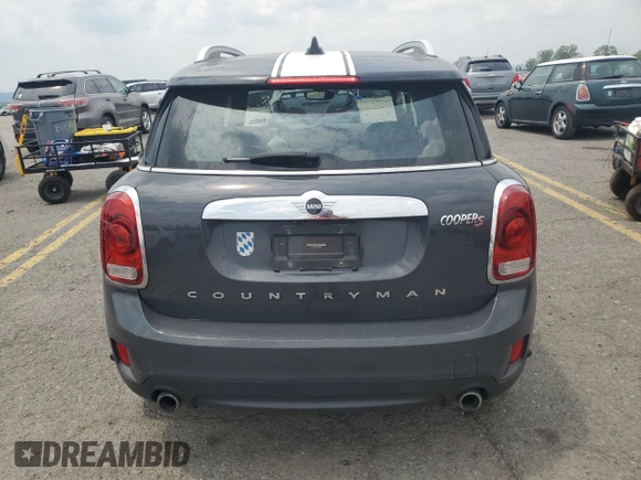 2019 MINI Countryman Cooper S with VIN WMZYT5C57K3E62624, listed as a Copart auction lot 59481905 with 98,182 mi miles and Salvage title. Bid and sale history available at DreamBid. Image 6.