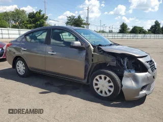 2012 Nissan Versa SV with VIN 3N1CN7AP7CL930619, listed as a Copart auction lot 63657855 with 106,911 mi miles and Salvage title. Bid and sale history available at DreamBid. Image 4.