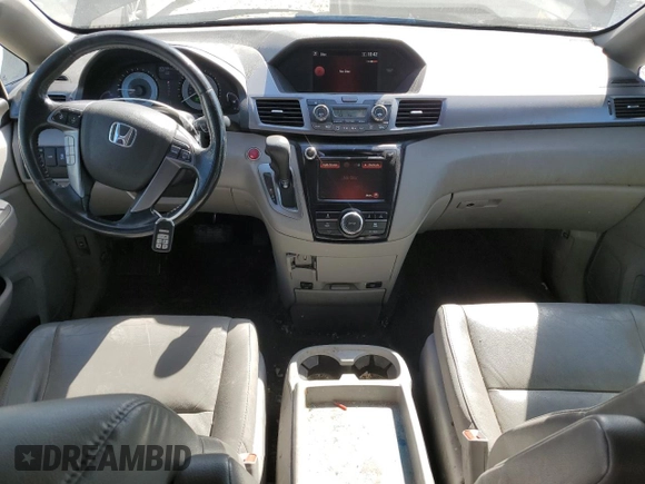 2014 Honda Odyssey EX-L with VIN 5FNRL5H66EB114159, listed as a Copart auction lot 52804175 with 205,234 mi miles and Salvage Title. Bid and sale history available at DreamBid. Image 8.